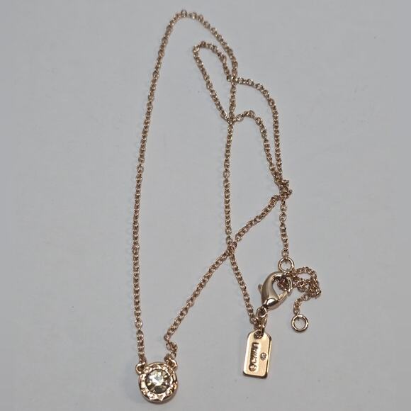 Coach‎ Rose Gold Pendant Necklace - Picture 3 of 5